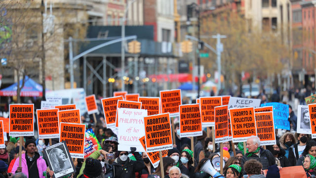 People In Cities Across America Rally On International Women's Day 