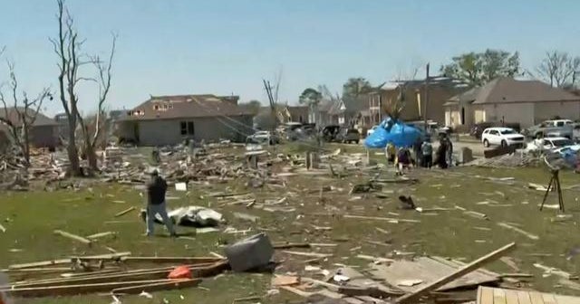 27 tornadoes reported in Louisiana and Mississippi CBS News