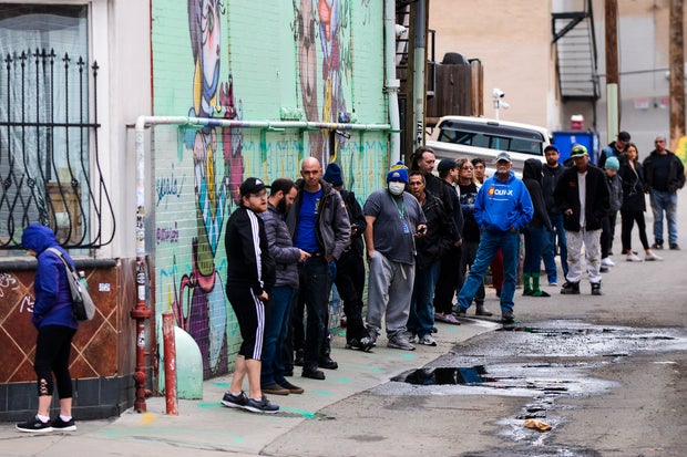 Long Lines Form For Goods As Denver Mayor Calls For Residents To Shelter In Place 