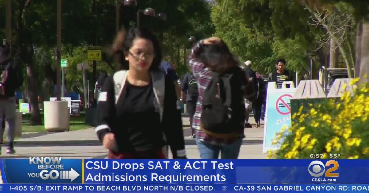 CSU Drops SAT, ACT Test As Admission Requirement - CBS Los Angeles