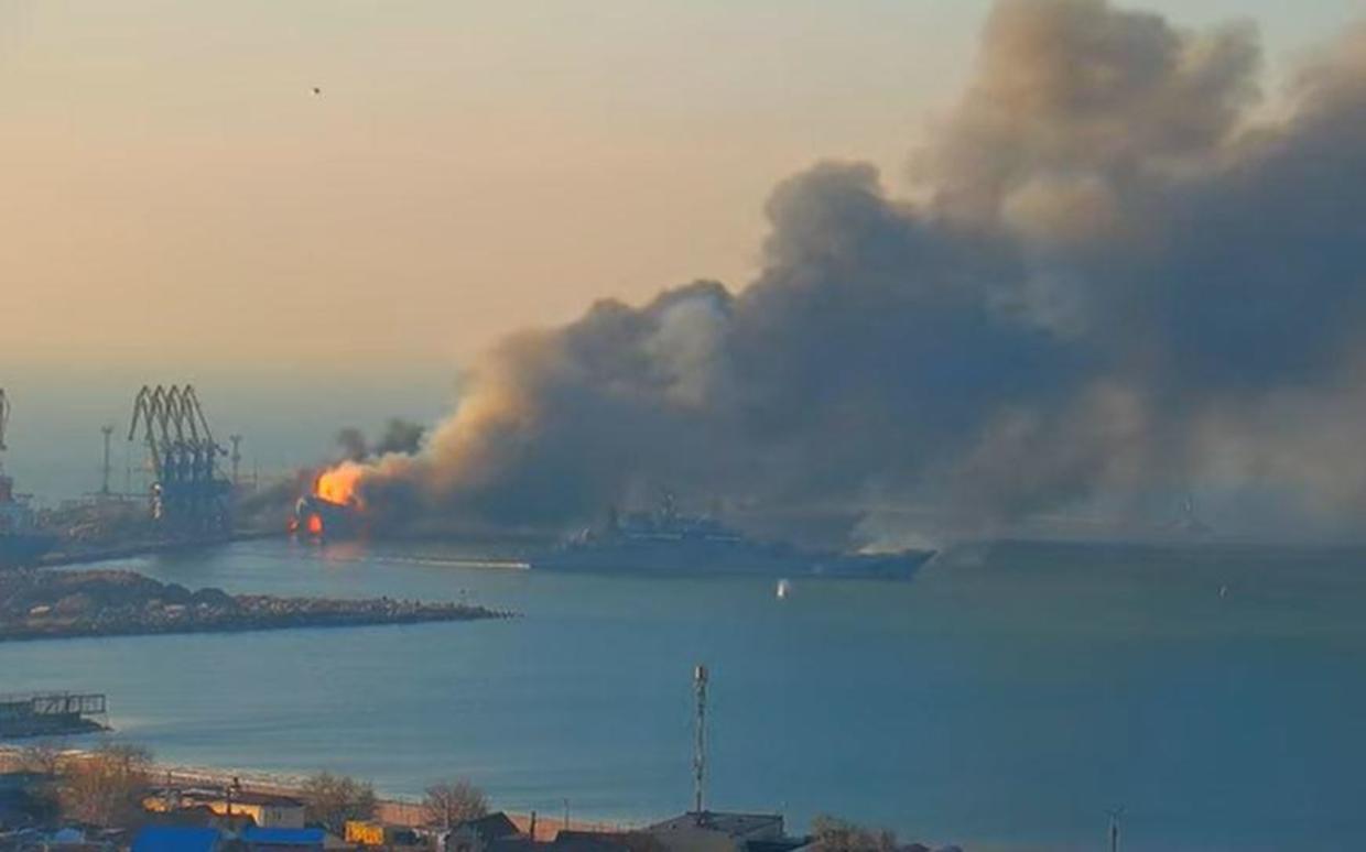 Ukraine Claims To Destroy Russian Military Ship As NATO Says Russia May ...