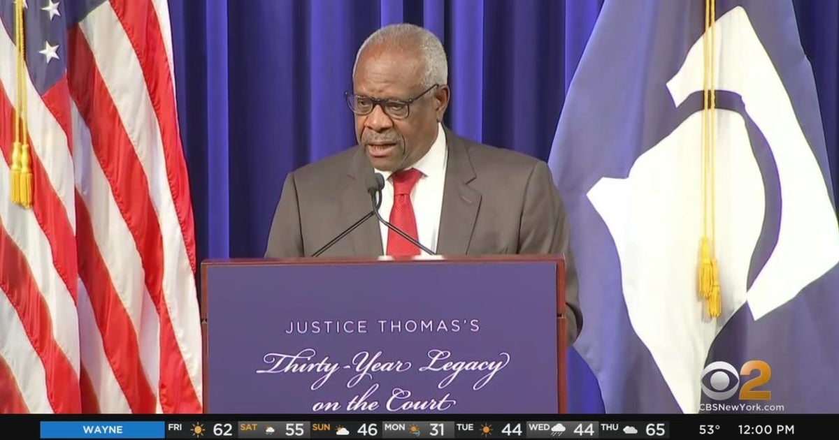 Clarence Thomas released from hospital CBS New York
