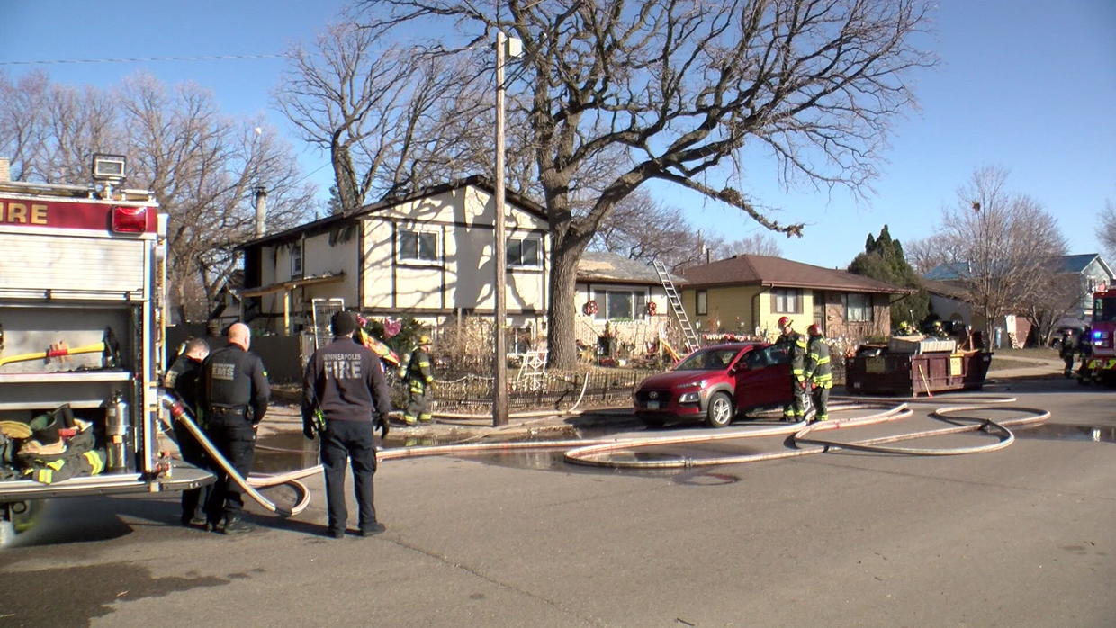 Firefighter Injured Battling House Fire In Northeast Minneapolis CBS