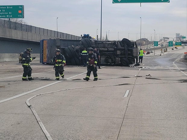 trash truck flipped (from denver fire)1 