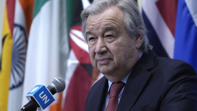 United Nations Secretary-General Antonio Guterres 