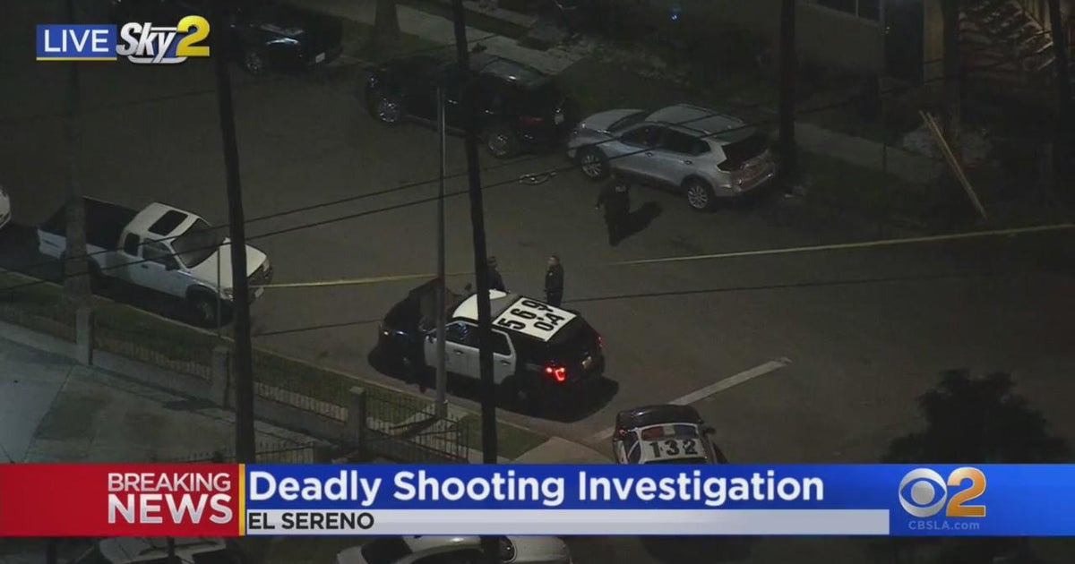 Deadly shooting in El Sereno, police investigating CBS Los Angeles