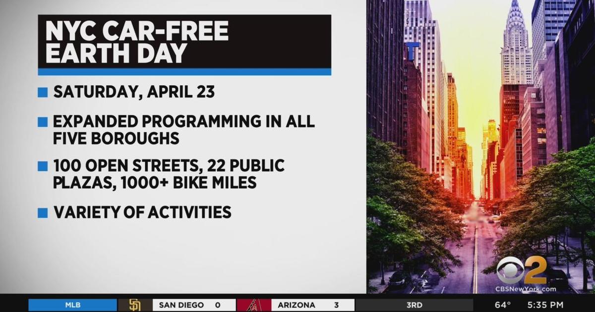 NYC's Car Free Earth Day returns in April CBS New York