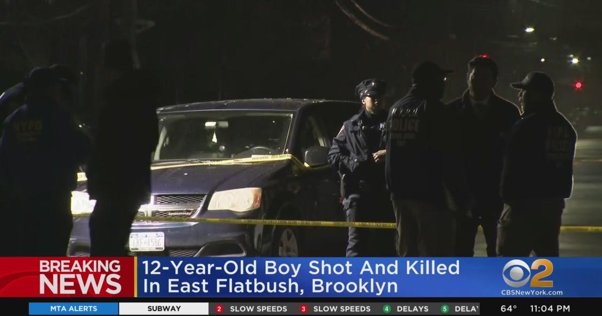 12-year-old boy shot, killed in East Flatbush, Brooklyn - CBS New York