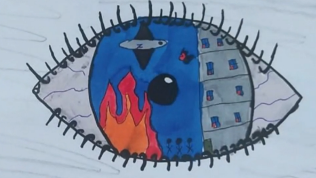 Bombs and dead bodies: Children's drawings haunted by war in Ukraine