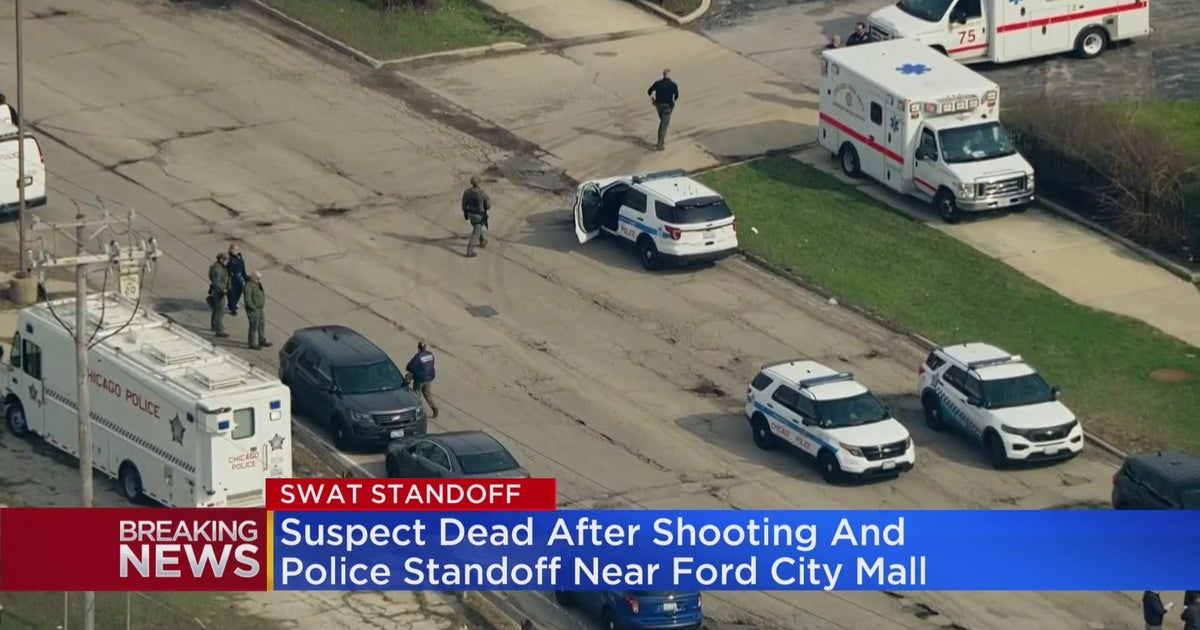 Suspect dead after shooting, police standoff near Ford City Mall CBS