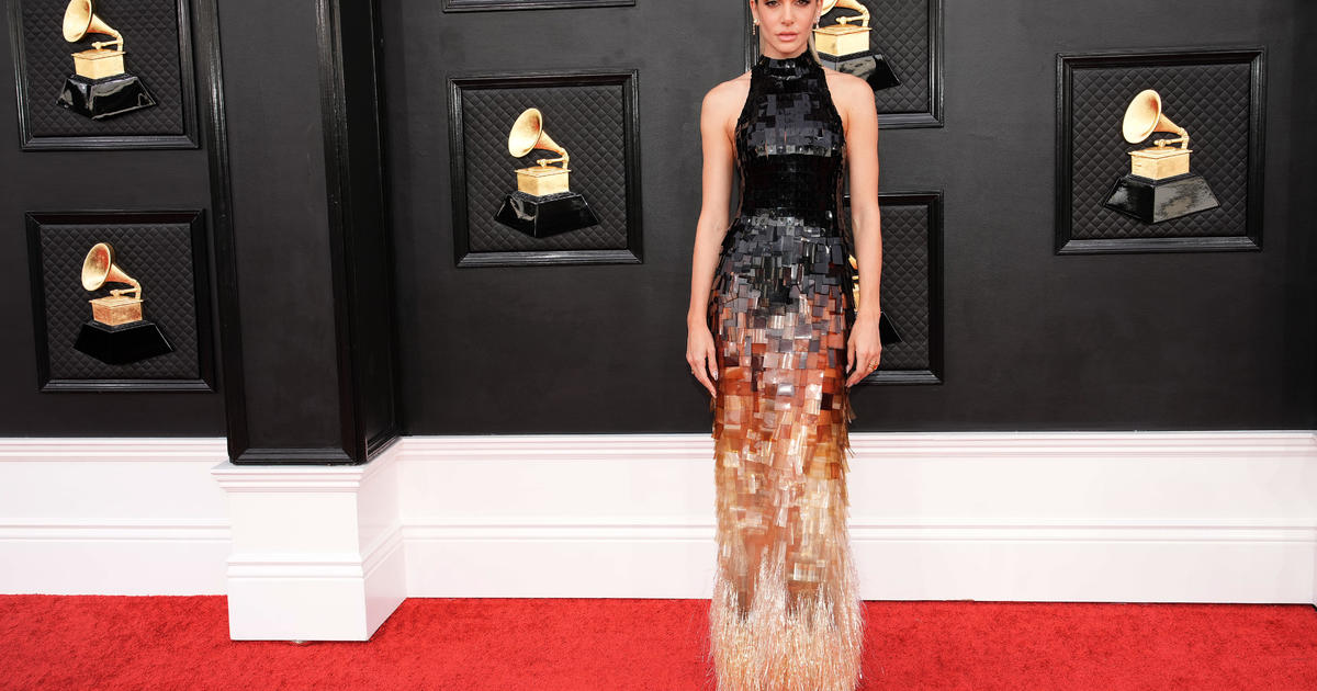 BT in Louis Vuitton at 2022 Grammys Red Carpet, Performance