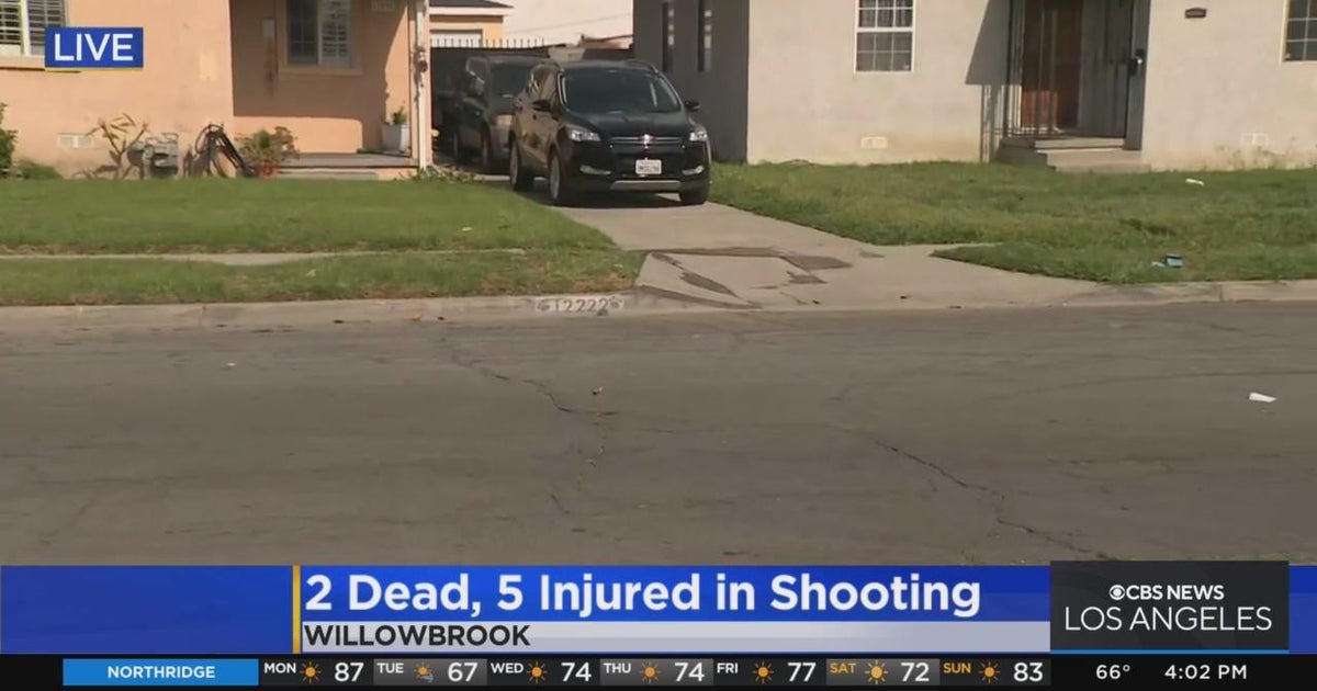 2 Dead. 5 Injured in Willowbrook shooting - CBS Los Angeles