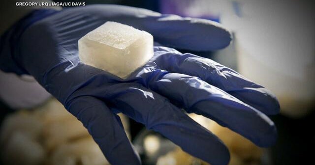 Researchers in California develop an ice cube that doesn't melt, can be