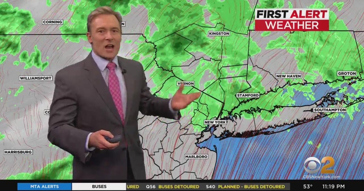 First Alert weather: CBS2 11 p.m. forecast - CBS New York