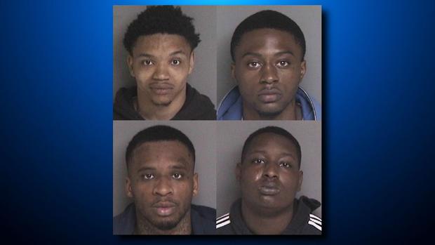 suspects Deleon Miller, Teddy Williams, Ronnell Johnson, Torrion King 