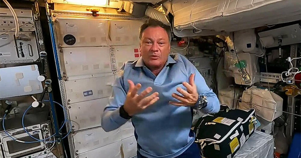 First commercial crew in full stride aboard space station, having First commercial crew in full stride aboard space station, having