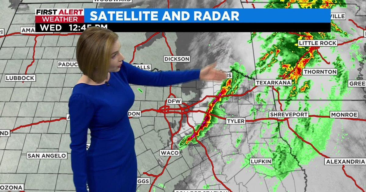 First Alert Weather Day Update: Storms passing through North Texas ...