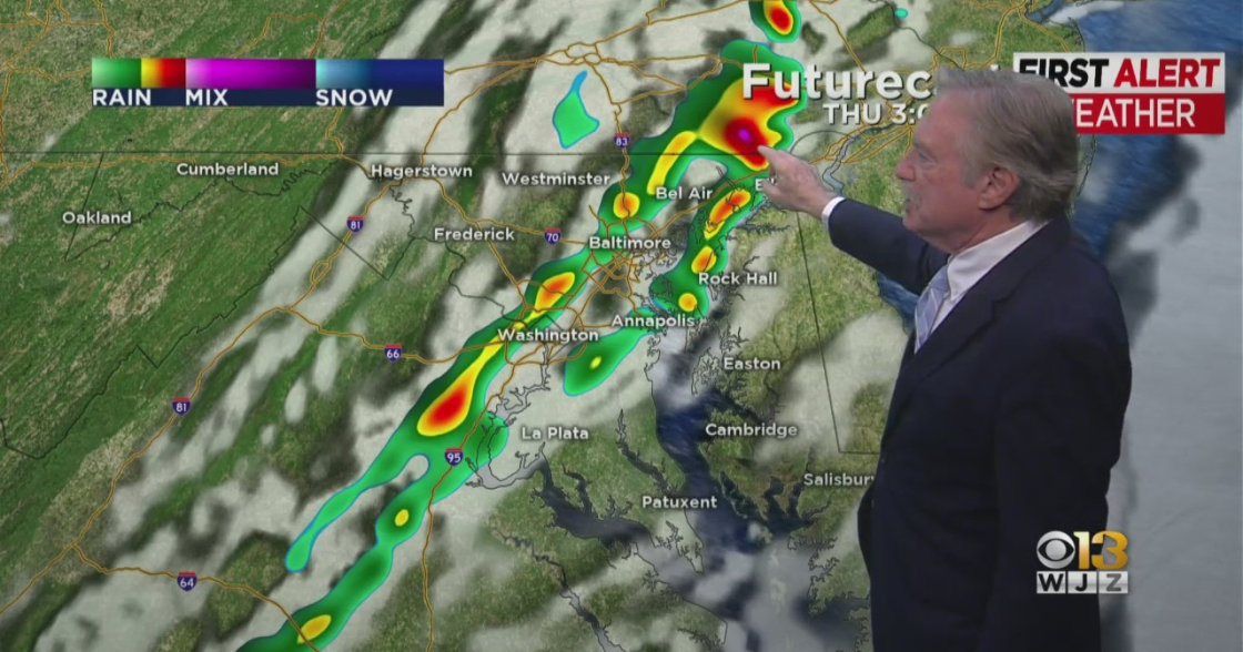 Maryland Weather: Showers And Gusty Thunderstorms Are On The Way - CBS ...