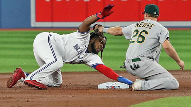 Cristian Pache's first A's home run keys 7-5 win over Blue Jays