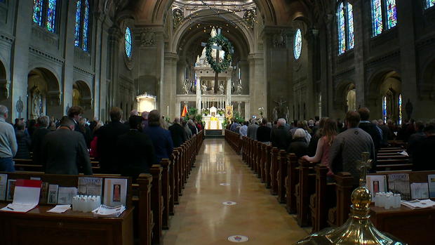 Easter services at Basilica of St. Mary 