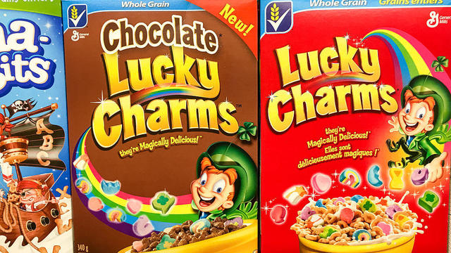 General Mills: Delicious Lucky Charms whole grain cereal 