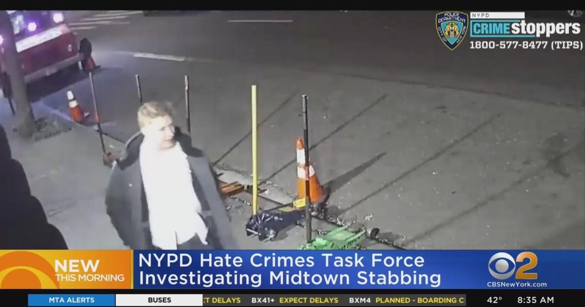 Manhattan Stabbing Under Investigation As Hate Crime - CBS New York