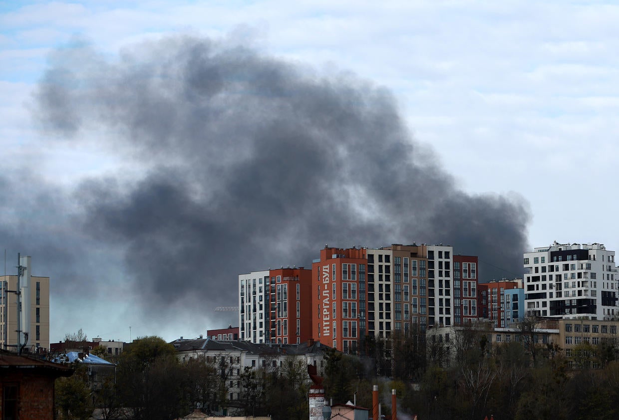 Russian Missile Attack On Lviv Leaves Seven Dead, Ukraine Says - CBS News