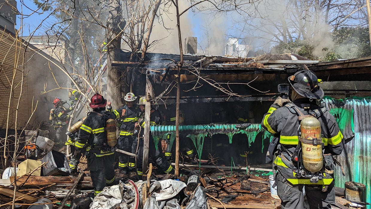 Fire Crews Rush To Extinguish House Fire Burning In Denver CBS Colorado