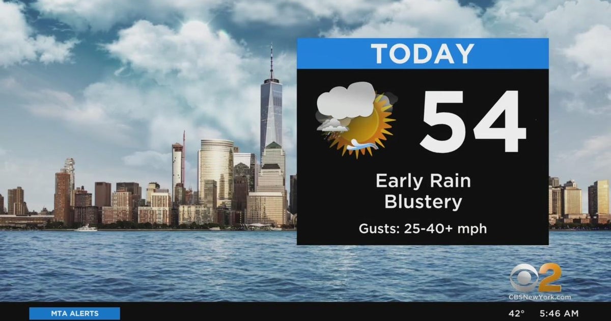 First Alert Weather: Rain, snow continue through morning commute - CBS ...