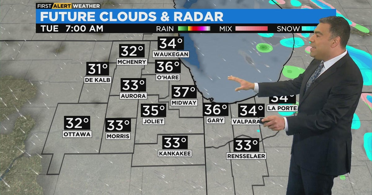 Chicago First Alert Weather: Clouds Tuesday morning - CBS Chicago