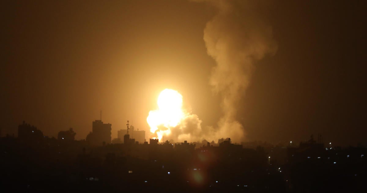 Israel Strikes Gaza Strip In Response To Palestinian Rocket As Tensions ...