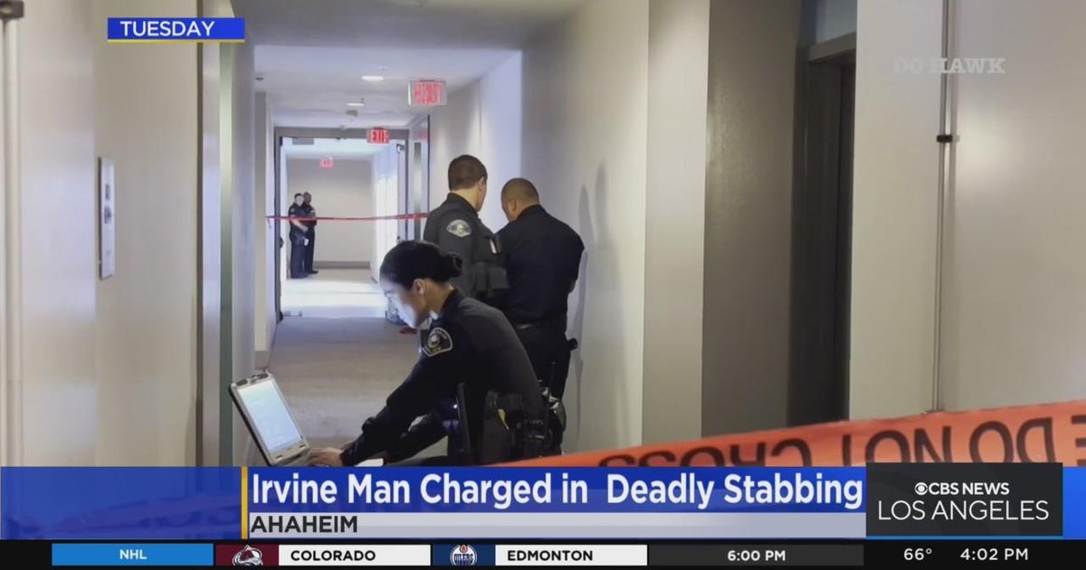 Irvine man charged in deadly double-stabbing - CBS Los Angeles