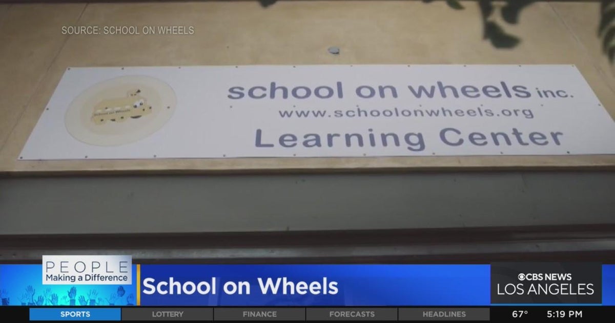 "School on Wheels" helps children experiencing homelessness get an ...