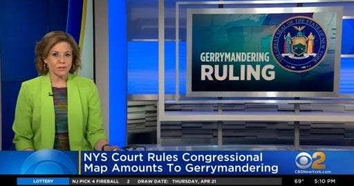 NYS court rules Congressional map amounts to gerrymandering - CBS New York