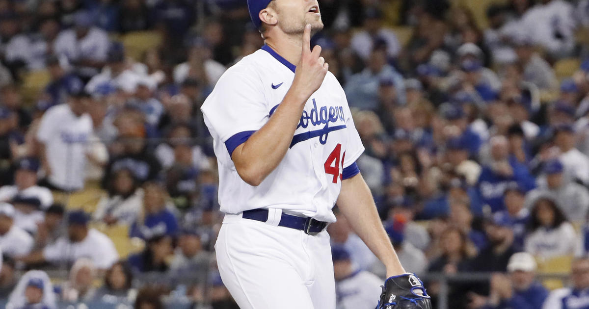 This is a 2021 photo of Blake Treinen of the Los Angeles Dodgers