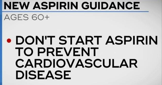 Doctors reverse on daily aspirin CBS News