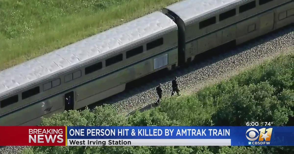 Amtrak Train Hits Kills Person Crossing Tracks At West Irving Station