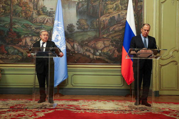 UN Secretary-General Antonio Guterres visits Moscow 