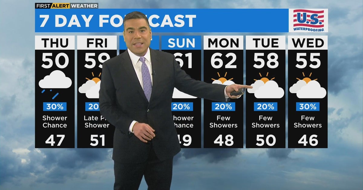 Chicago First Alert Weather: Rain returns, below average temps - CBS ...