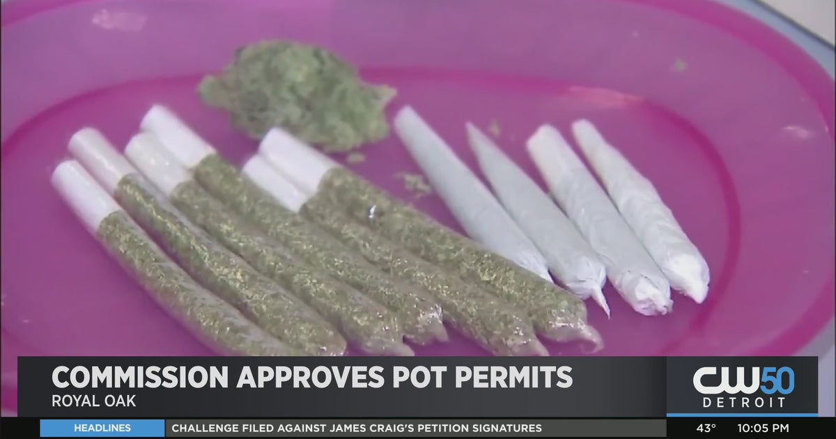 Three Dispensary Permits Approved In Royal Oak CBS Detroit