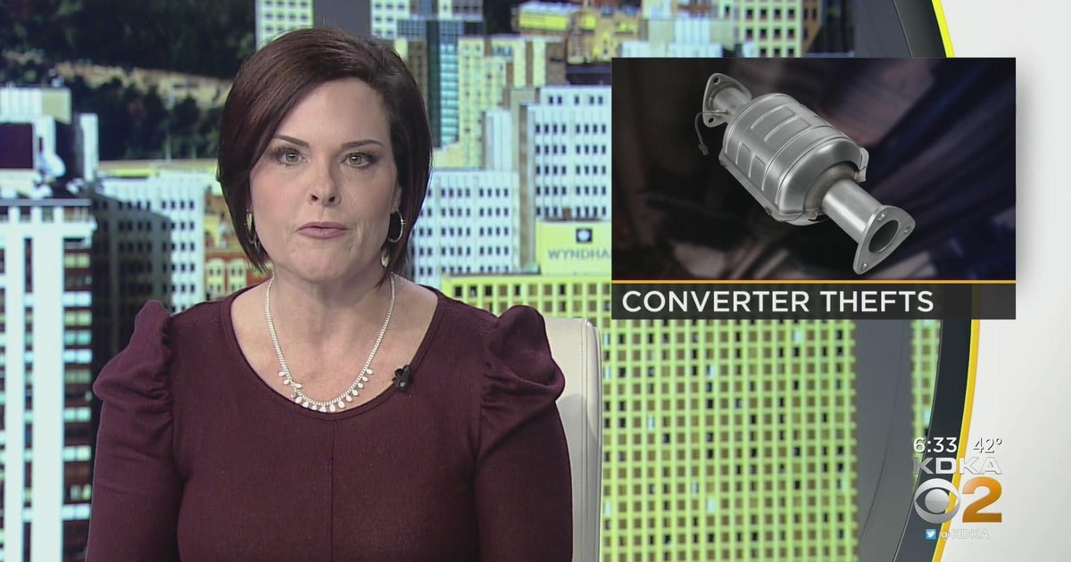Police report more catalytic converter thefts CBS Pittsburgh