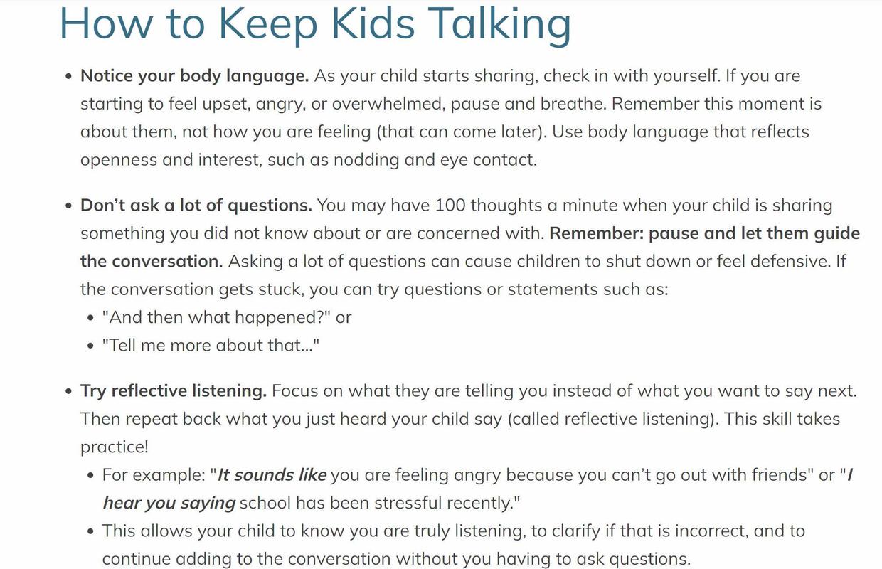 How To Start A Mental Health Conversation With Your Children CBS San   Conversation 