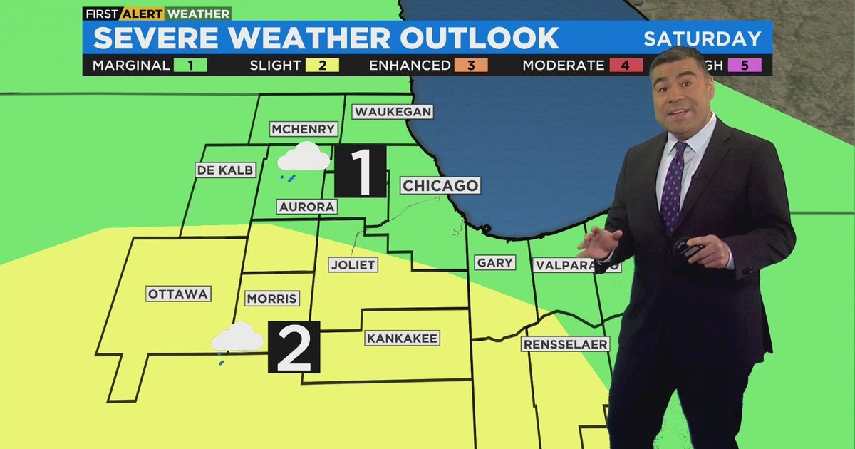 Chicago First Alert Weather: Potential severe weather Saturday - CBS ...