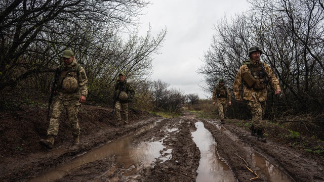 Ukrainian frontline in Donbas 