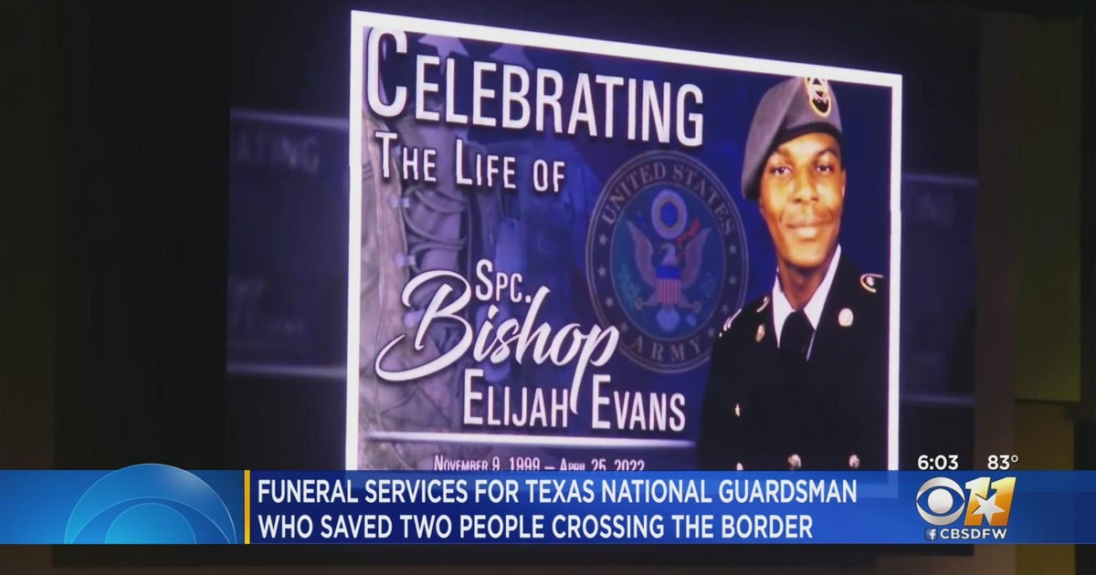 Texas Army National Guardsman Evans laid to rest in Arlington