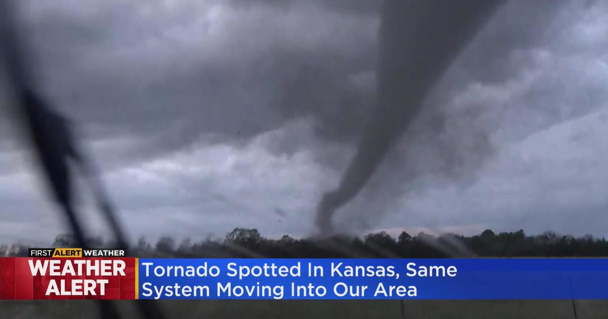 Tornado spotted in Kansas; same system moving into our area - CBS Chicago