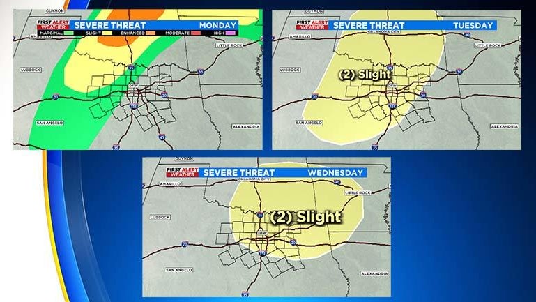 Strong to severe storms possible tomorrow evening - CBS Texas