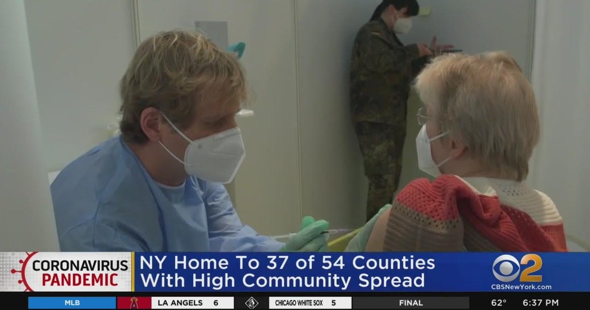 New York now considered a hot spot for rising COVID19 infections CBS