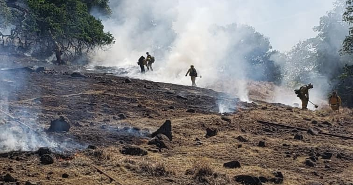 Firefighters Contain Vegetation Fire In Auburn CBS Sacramento