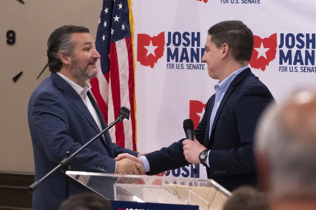Ted Cruz Joins Ohio Senate Candidate Josh Mandel At Campaign Rally 